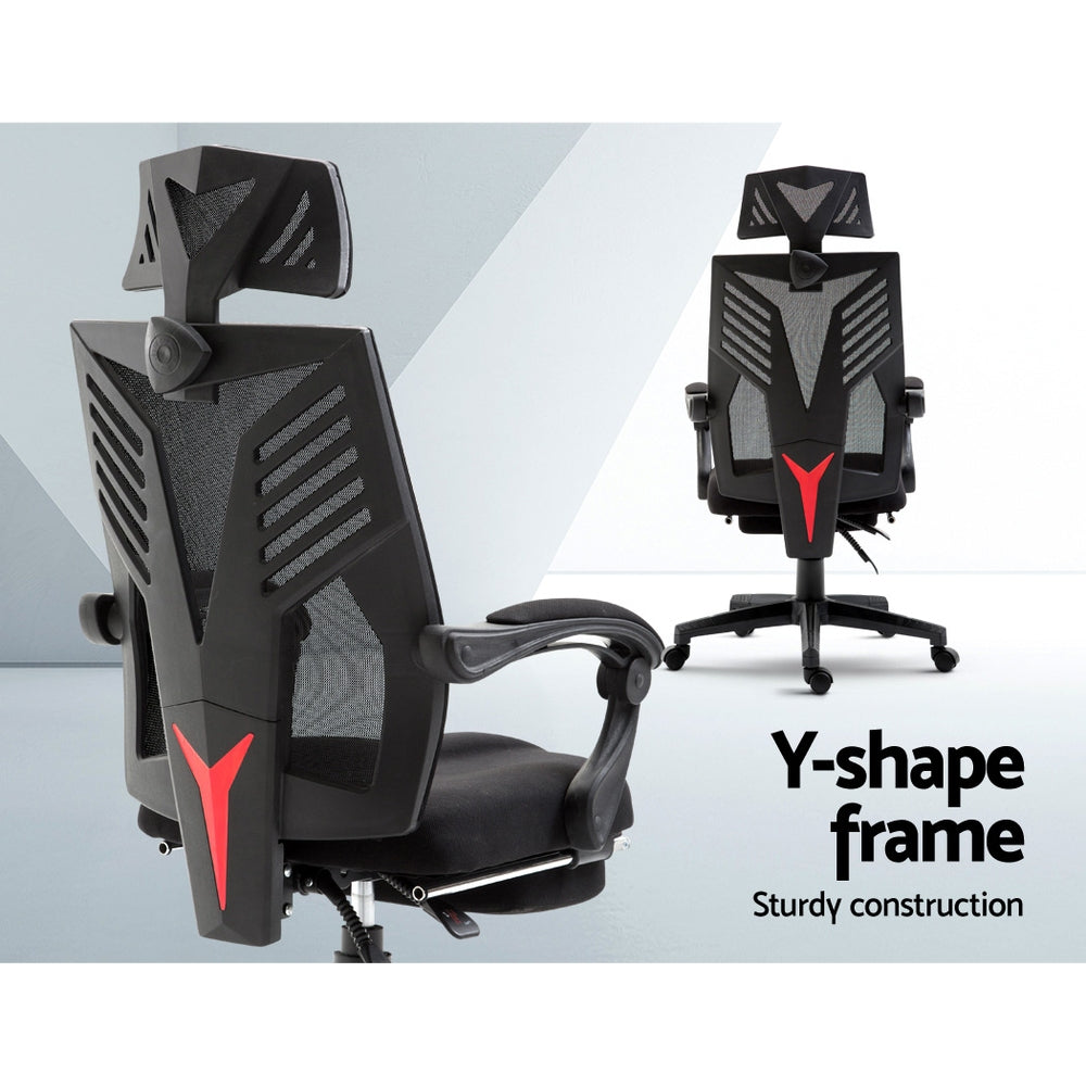 NNEDSZ Black Reclining Gaming Chair
