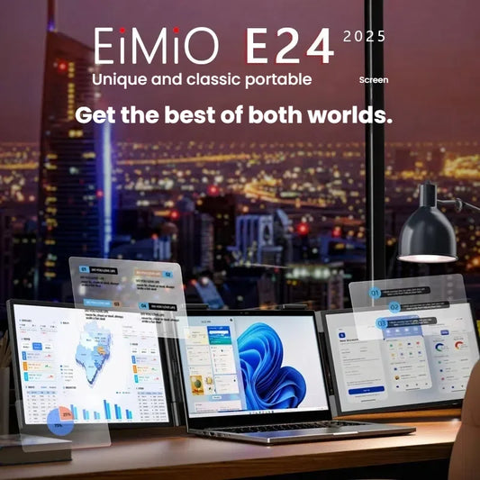 14" Portable Dual Screen Monitor