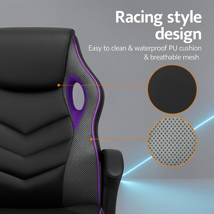 Voxa Supply™ NNEDSZ Purple Gaming Chair