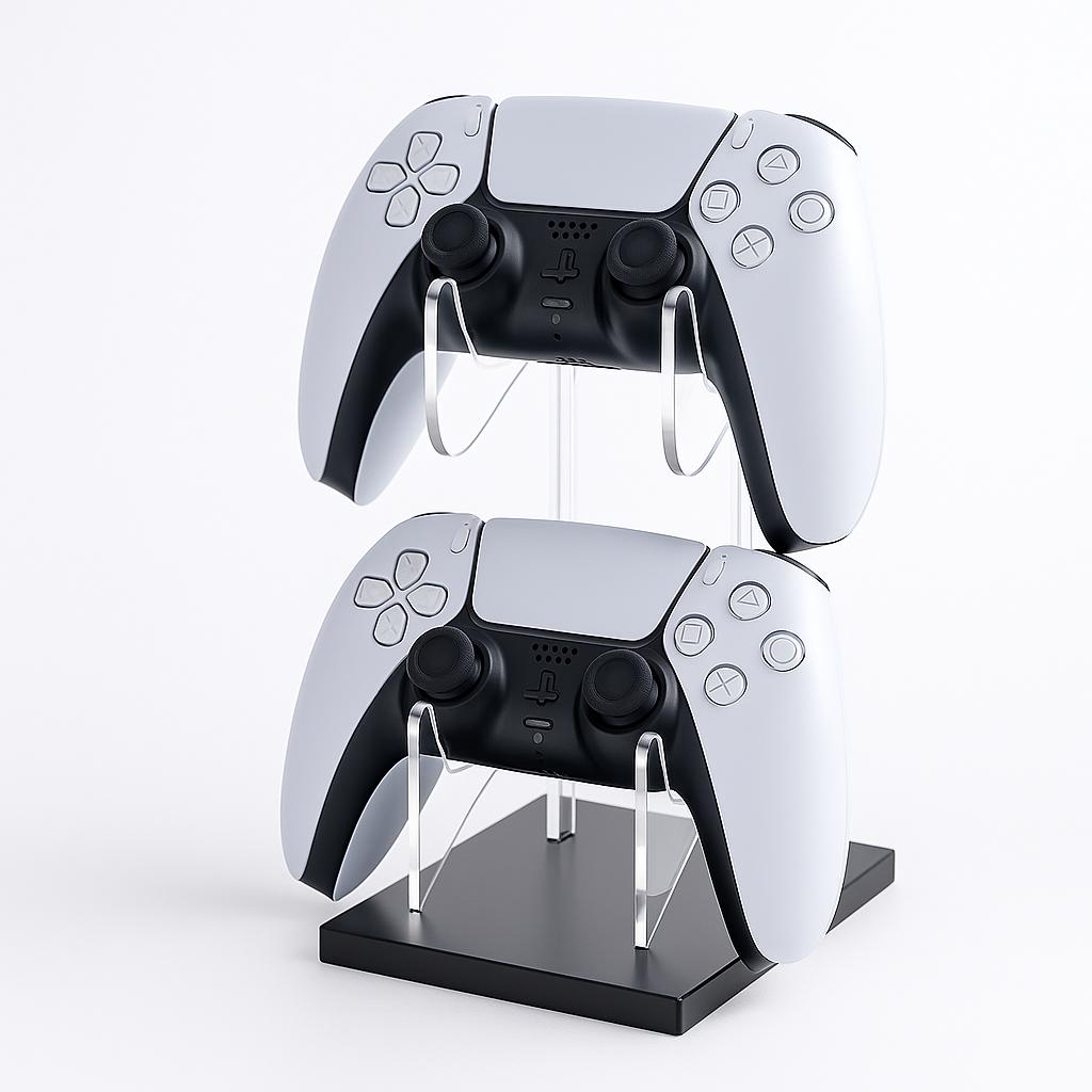 Dual-Layer Game Controller Stand