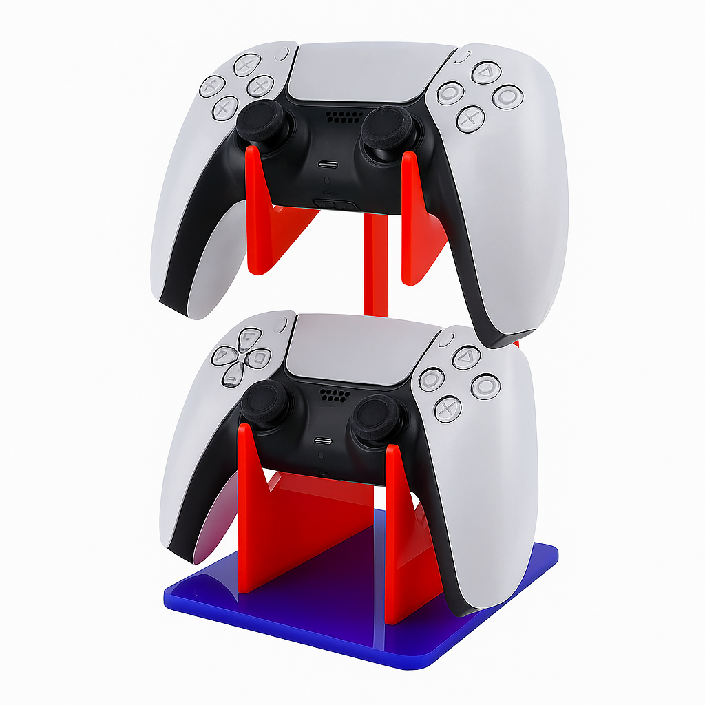 Dual-Layer Game Controller Stand