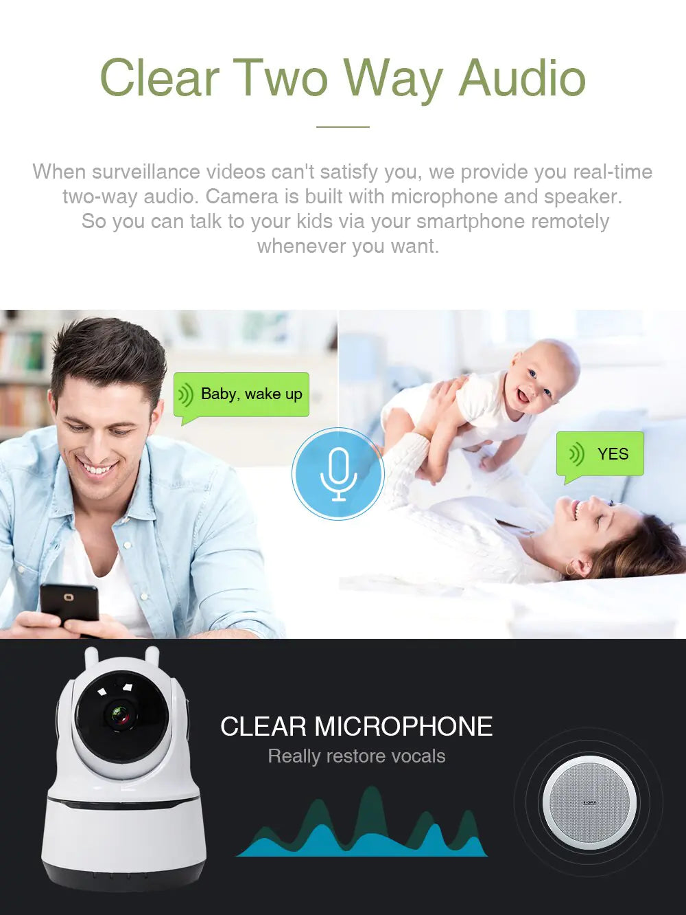 1080P Wireless Security Camera with Night Vision