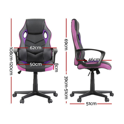 Voxa Supply™ NNEDSZ Purple Gaming Chair
