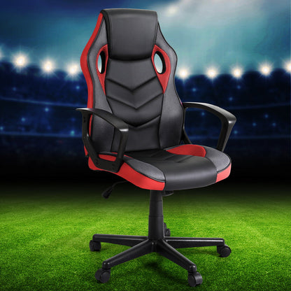 NNEDSZ Artiss Red Gaming Chair