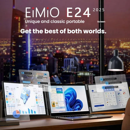 14" Portable Dual Screen Monitor