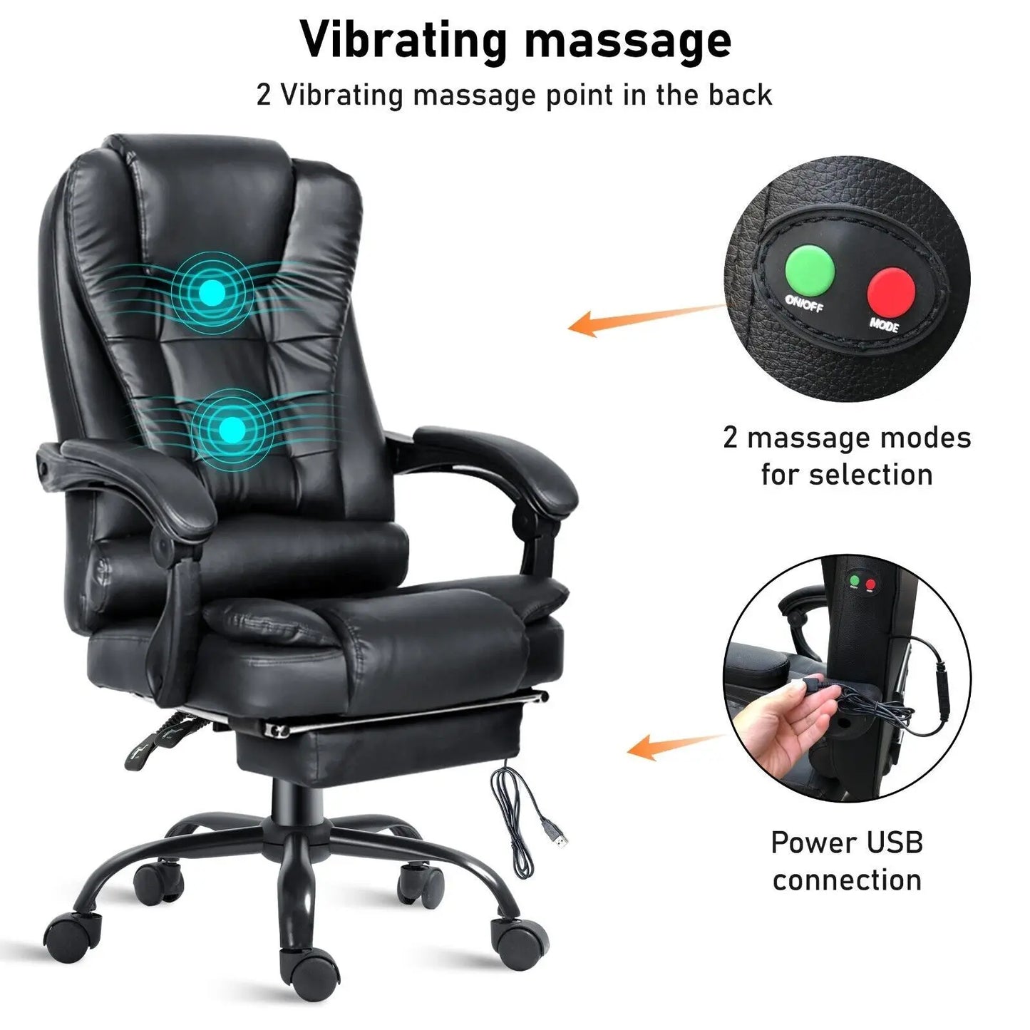 Massage Gaming Office Chair