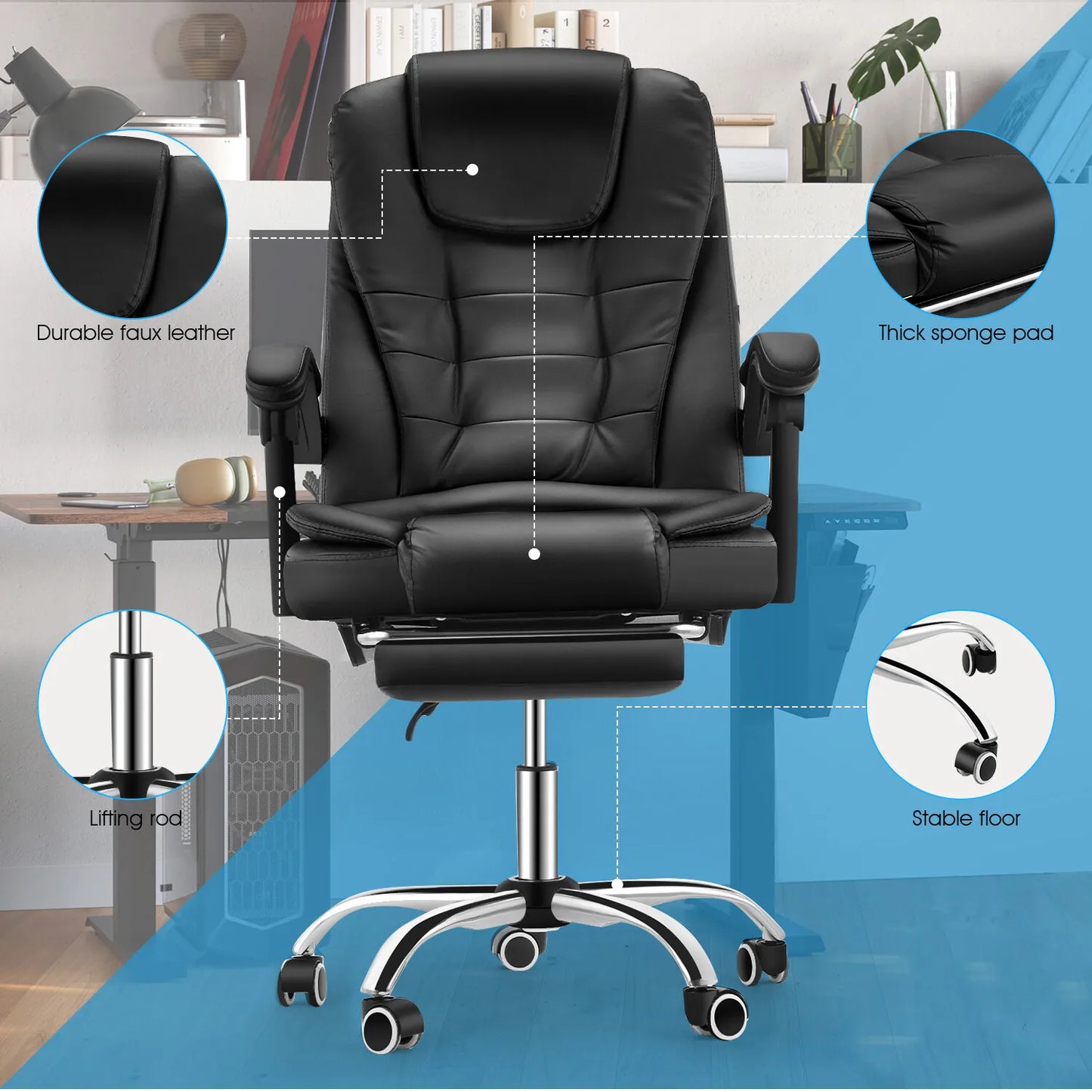 Massage Gaming Office Chair