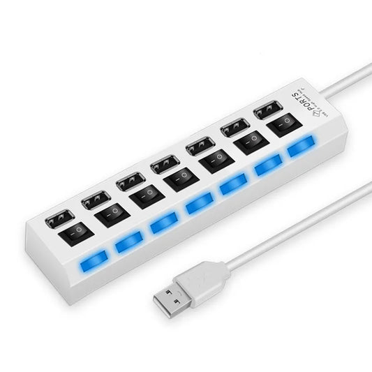 Adapter Multi LED USB Hub 2.0