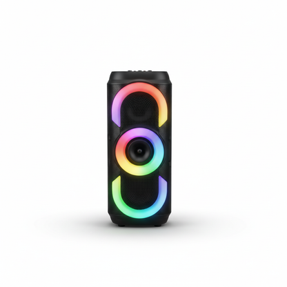 Caixa de Som Xtrad 50W RGB - Torre Bluetooth TWS & USB