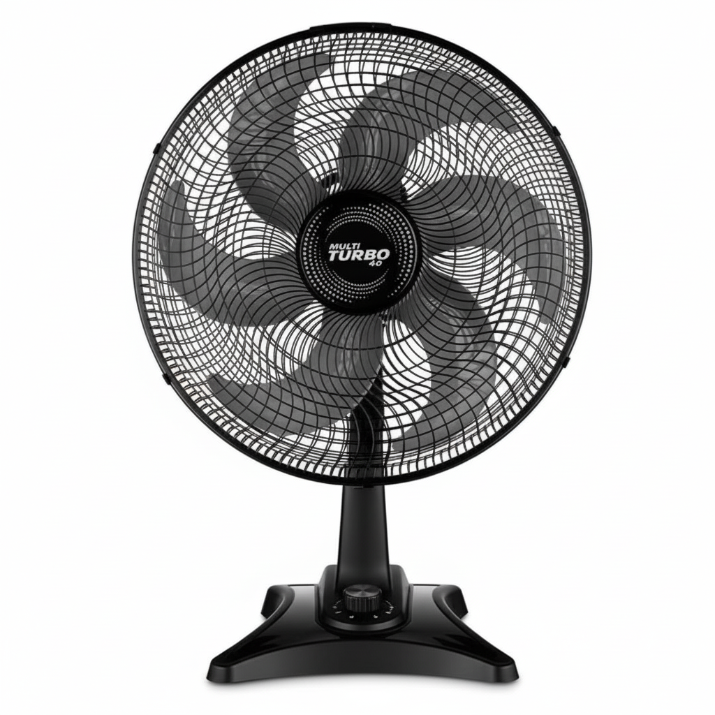 Ventilador de Mesa Multilaser Turbo 40 (VL401) - Máxima Potência