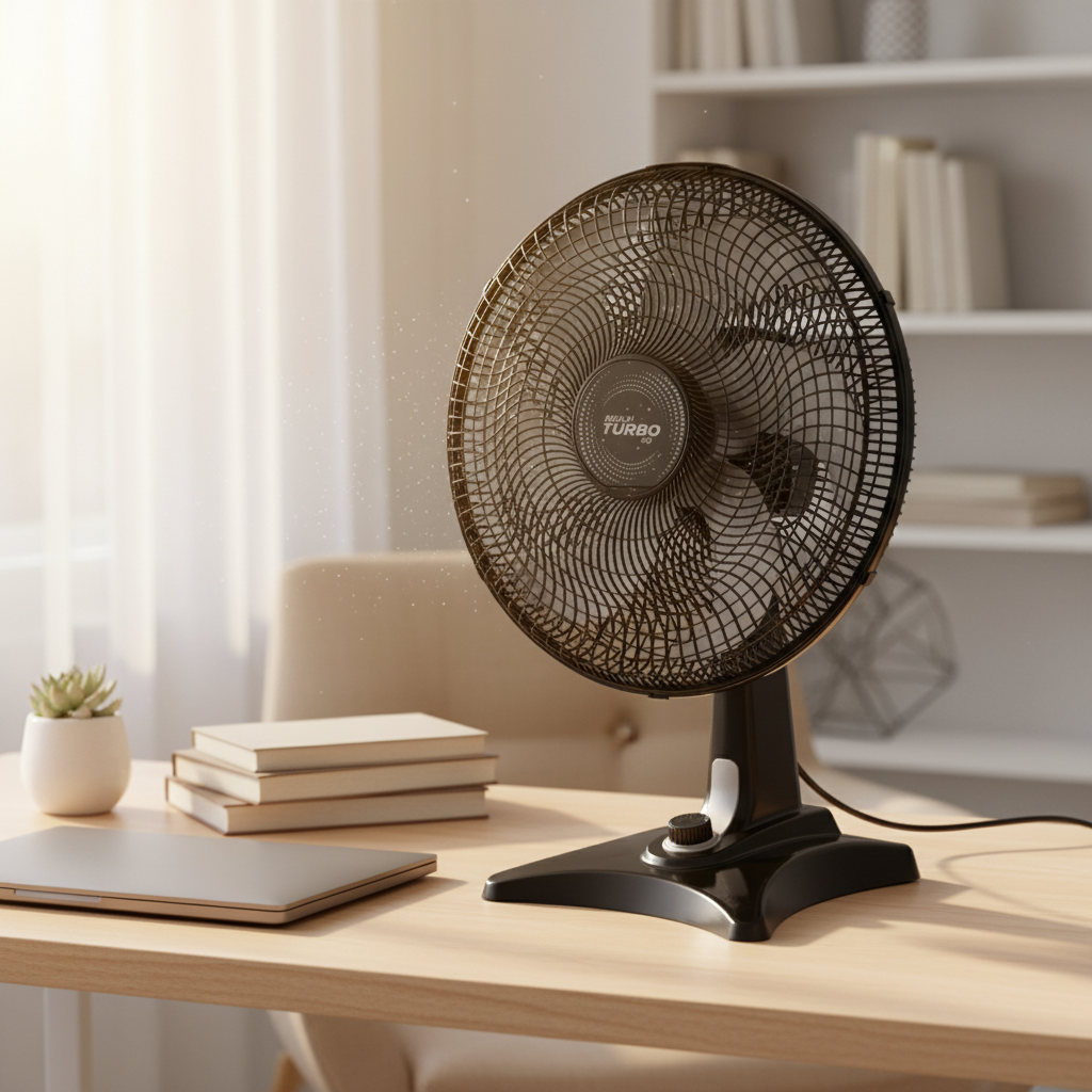 Ventilador de Mesa Multilaser Turbo 40 (VL401) - Máxima Potência