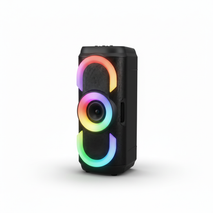 Caixa de Som Xtrad 50W RGB - Torre Bluetooth TWS & USB