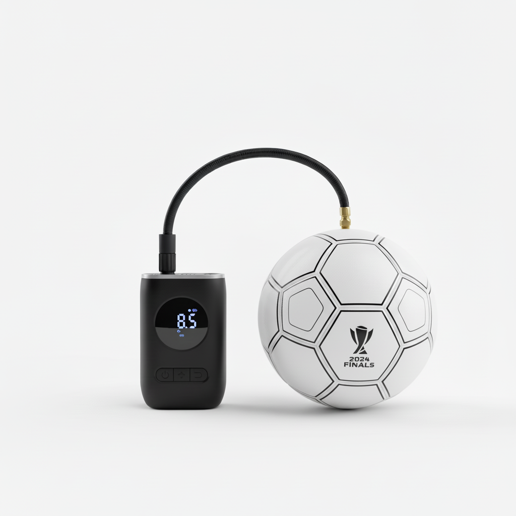 Mini Compressor de Ar Portátil 130 PSI - Bomba Elétrica Digital Sem Fio