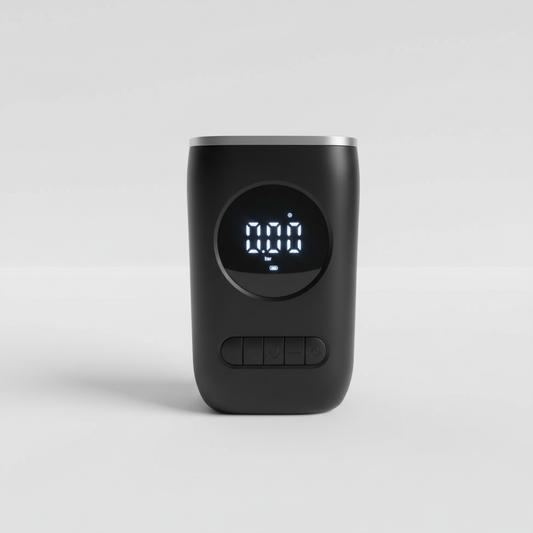 Mini Compressor de Ar Portátil 130 PSI - Bomba Elétrica Digital Sem Fio