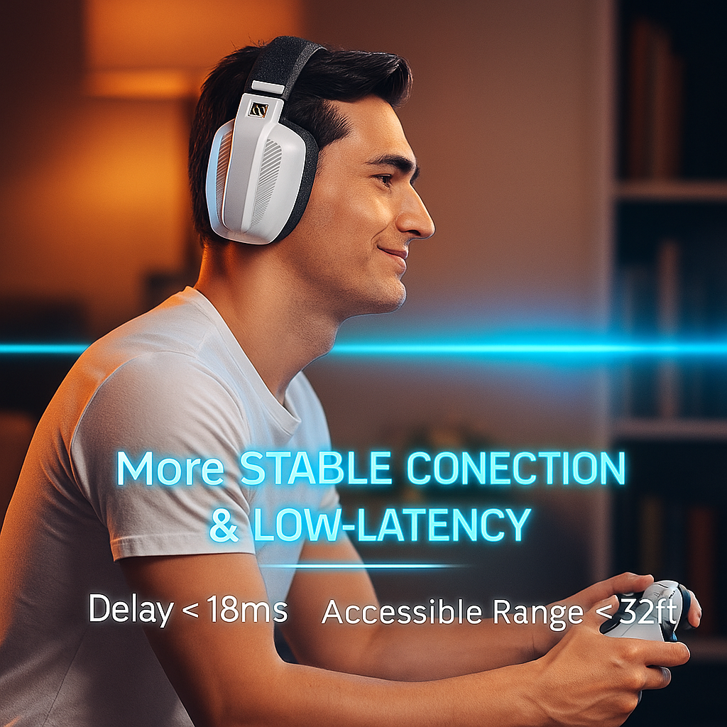 BINNUNE BW06 Wireless Gaming Headset